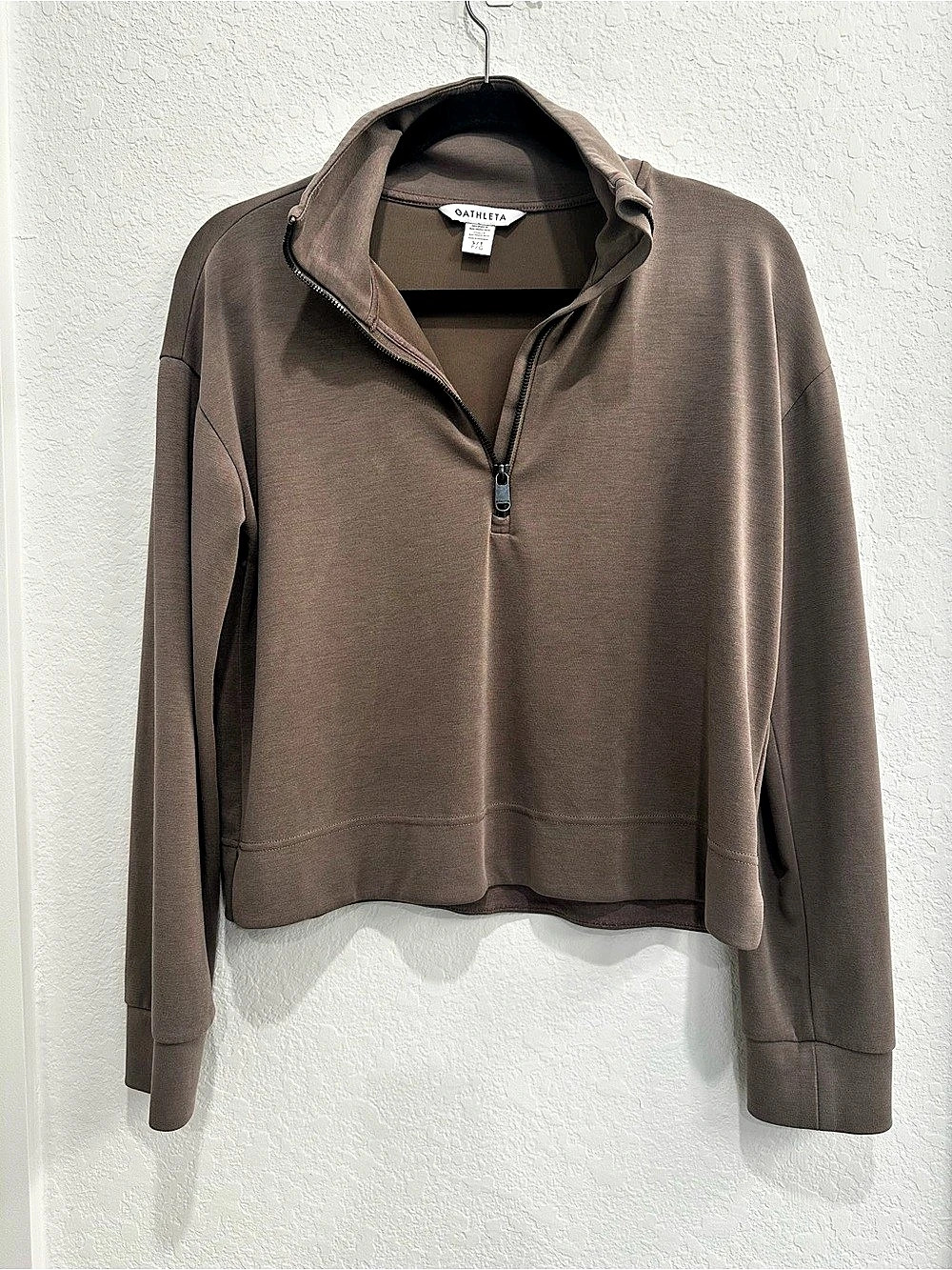 Athleta Seasoft Classic 1/4 Zip Sweatshirt